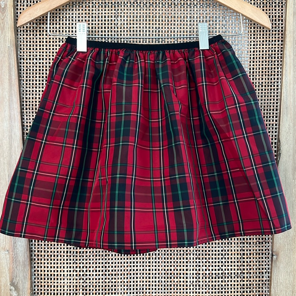 Ralph Lauren Plaid Holiday Skirt Girls Size 7